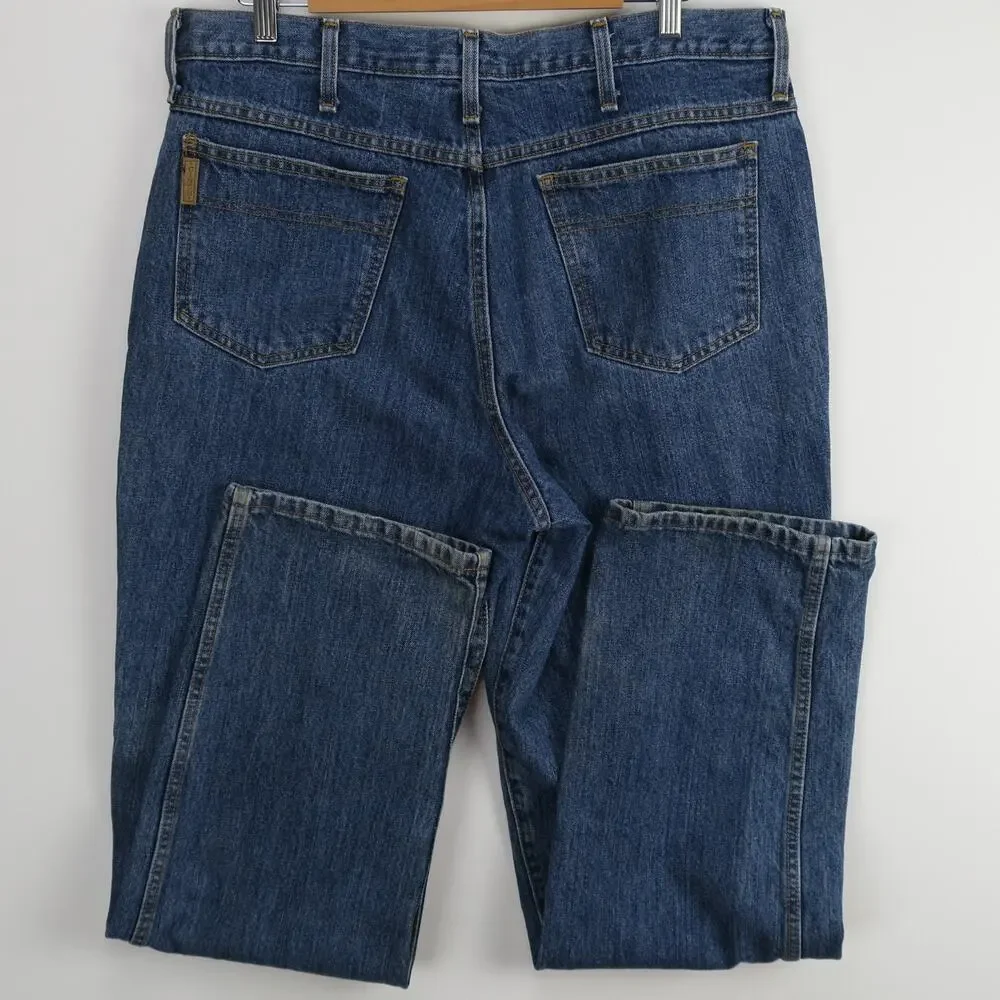 Cinch Men's Western Jeans 36x34 Blue Denim Straight Leg Cowboy